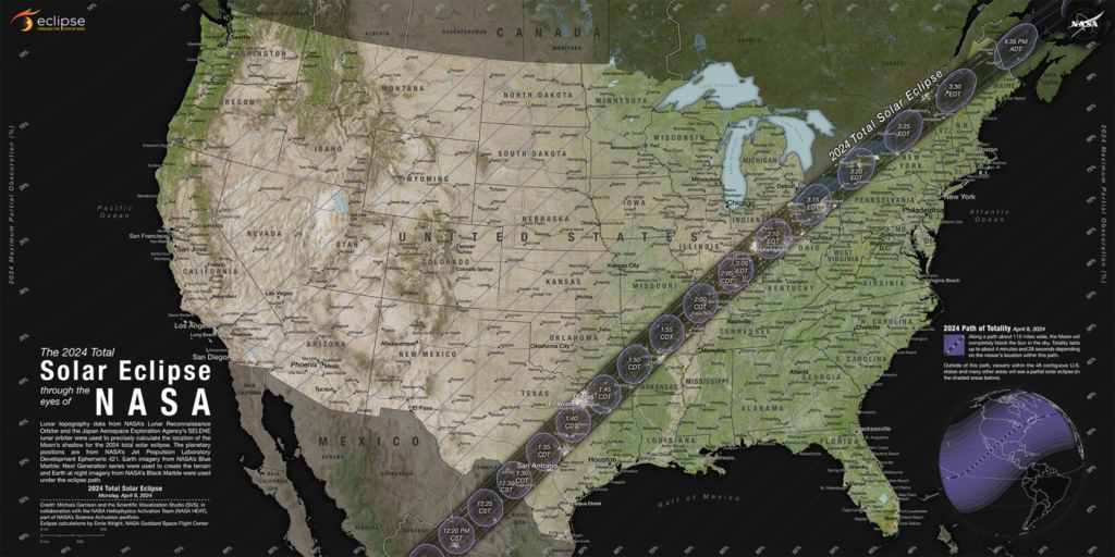 Total Solar Eclipse 2024 Path