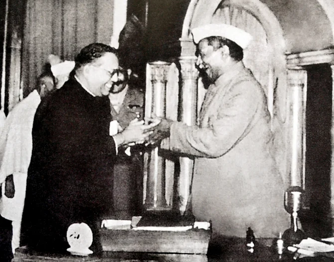 Dr-Rajendra-Prasad-and-Dr-B-R-Ambedkar Dr-Rajendra-Prasad-and-Dr-B-R-Ambedkar