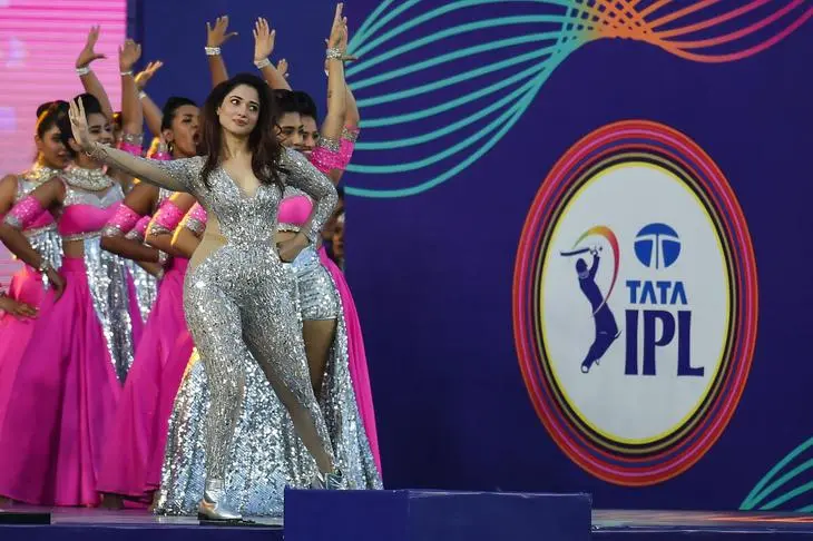 Tamannaah-Bhatia-during-the-opening-ceremony-of-the-IPL-2023 Tamannaah Bhatia Summoned for Questioning