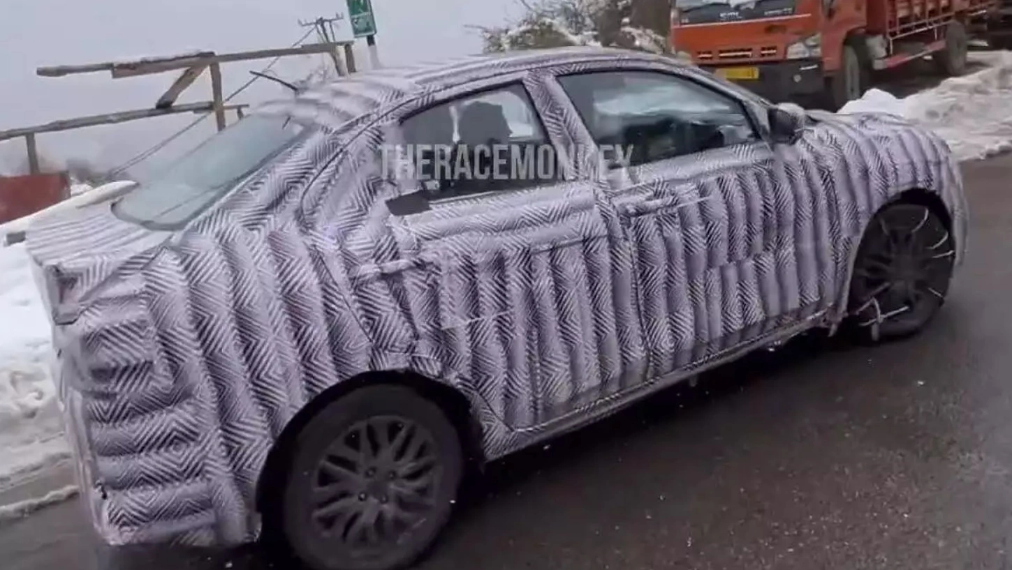 maruti-suzuki-dzire-2024-caught-testing-on-road Maruti Suzuki Dzire 2024 Model caught Testing. Source: Instagram