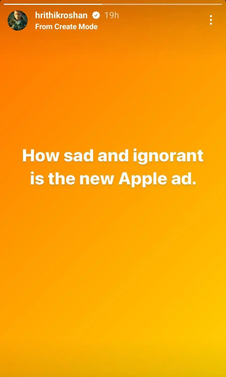 Hritik-roshan-criticizes-controversial-apple-iphone-ad Hrithik Roshan Reacts to Controversial Apple iPhone Ad