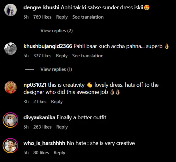 Instagram-users-praises-urfi-javed-new-dress Urfi Javed gets Praises from everyone