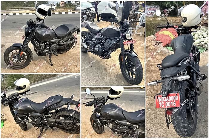 Royal_enfeild- Guerrilla_Leaked Royal Enfield Guerrilla 450 First Photos