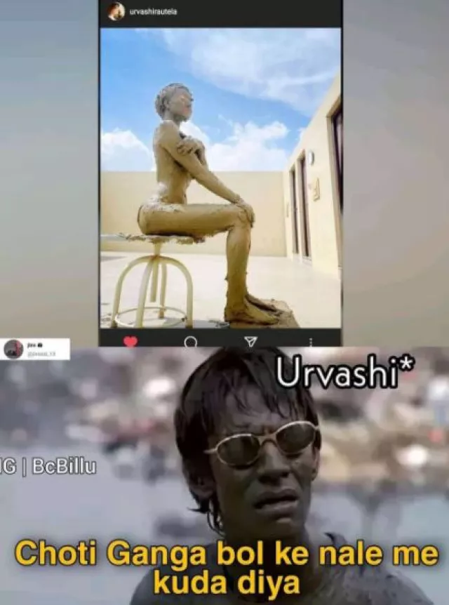 urvashi-rautela-trolling Urvashi rautela mud bath photo